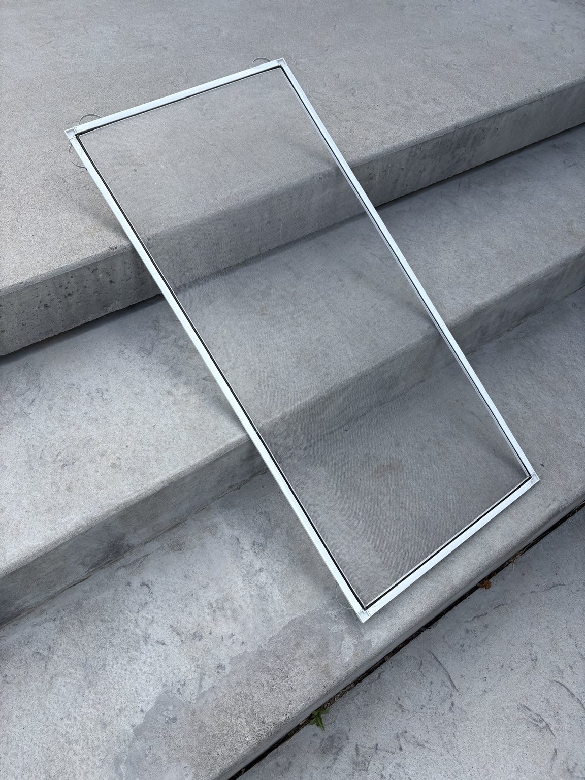 Fresh ClearView screen frame ready to install on a Twin Falls home