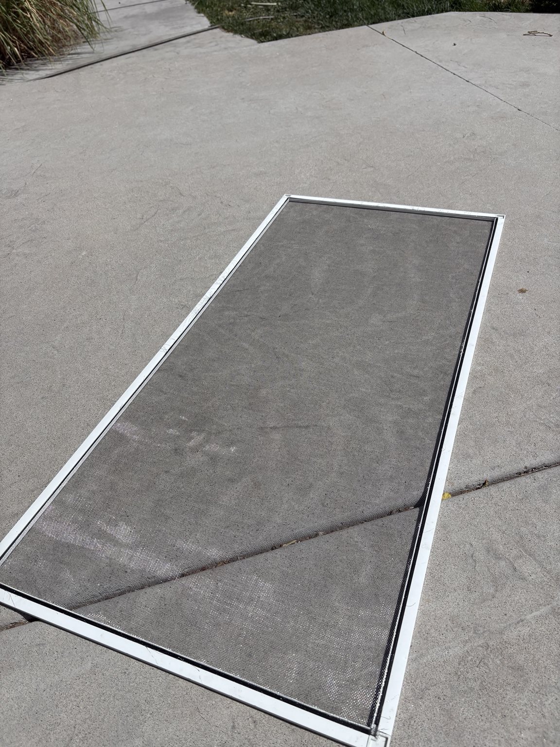 New stainless steel replacement screen rebuilt by ClearView